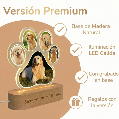 Lámpara Huella de Mascota Personalizada